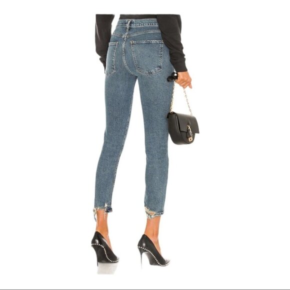 Agolde toni mid rise straight jeans in subvert - Picture 2 of 5